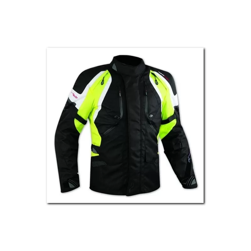 Giacca Moto A-Pro Globe Fluo Yellow